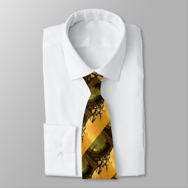 Cravate CYBORG TITAN DANS LE DÉSERT D'HYPERION, Sci-Fi (Attaché)