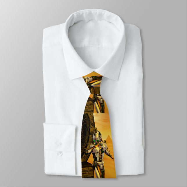 Cravate CYBORG TITAN DANS LE DÉSERT D'HYPERION, Sci-Fi (Attaché)