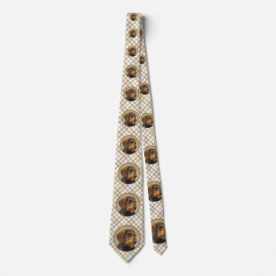 Cravate Dachshund (À poils durs) Peinture Chien Art origin