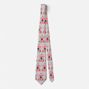 Cravate Dachshund Chien Valentine's Day Kissing Booth