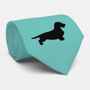Cravate Dachshund Poil dur - Silhouette 1