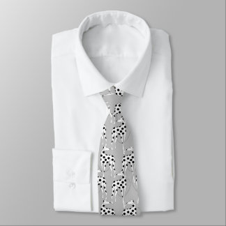 Cravate dalmate gris (conception minimale sur Zazz