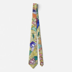Cravate Dame avec un ventilateur, Gustav Klimt