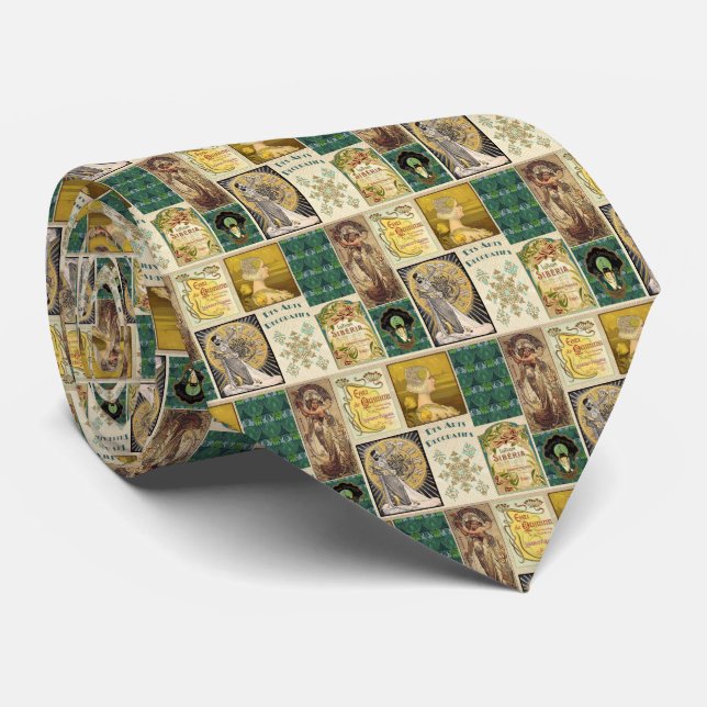 Cravate Dames Art Nouveau (Roulé)