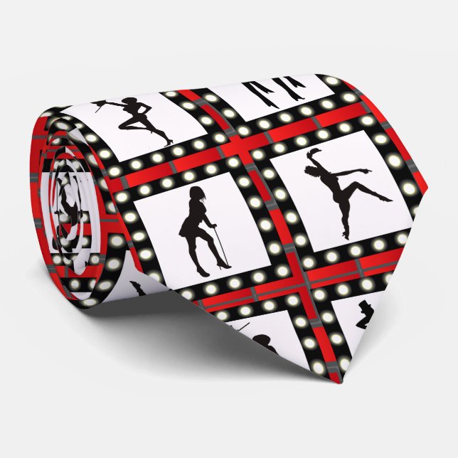 Cravate Danse Cabaret Spectacles Danse Imprimer (Roulé)