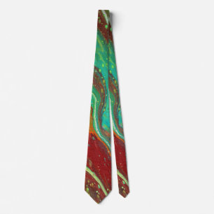 Cravate Danse du Sabre 2 Tie Abstrait Sauvage
