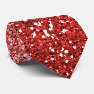 Cravate Dapper Red Ombre Sparkle