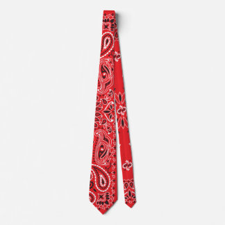 Cravate de Bandana rouge
