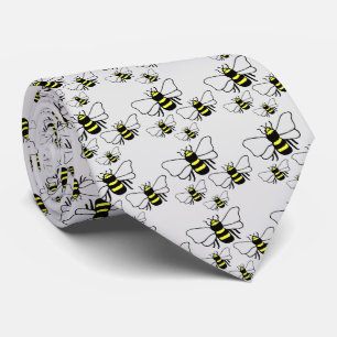Cravate de beaucoup d'abeilles