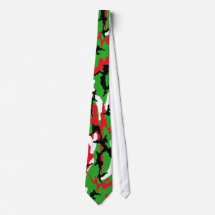 Cravate de camouflage de Noël