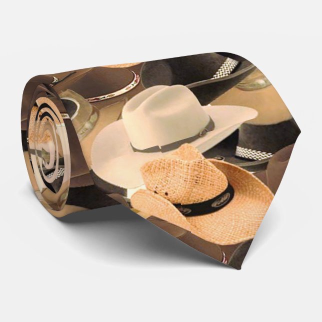 cravate de casquette de cowboy (Roulé)
