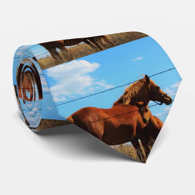 CRAVATE de chevaux du Kansas (Roulé)