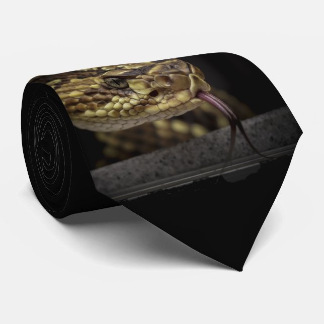 Cravate de chiquenaude de langue de serpent (Roulé)