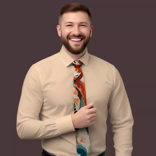 Cravate de conception abstraite moderne avec Patte