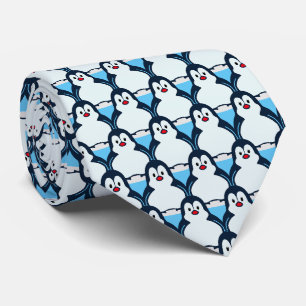Cravate de conception de pingouins