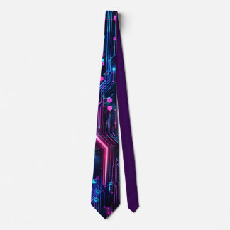 Cravate de cyberpunk