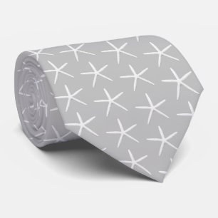 Cravate de  de granules à motifs gris neutre