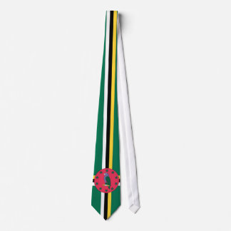 Cravate de drapeau de la Dominique