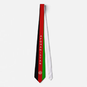 Cravate de drapeau de l'Afghanistan