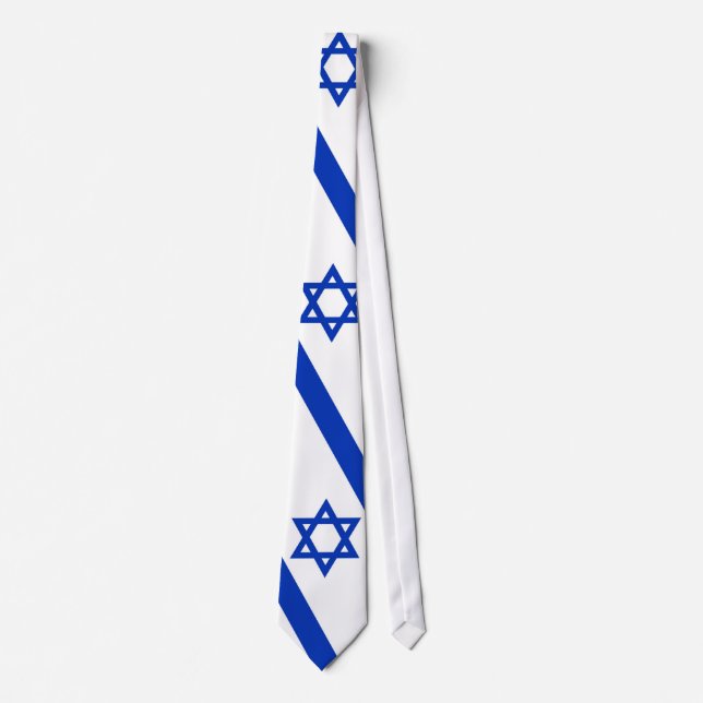 Cravate de drapeau de l'Israël (Devant)