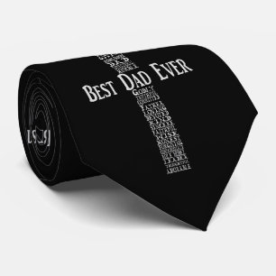 Cravate de fête des pères, le meilleur papa