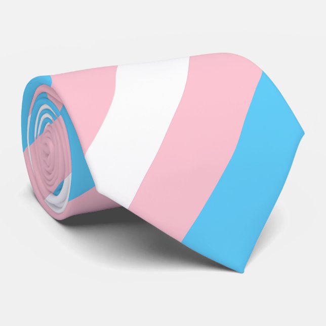 Cravate de fierté de transsexuel (Roulé)