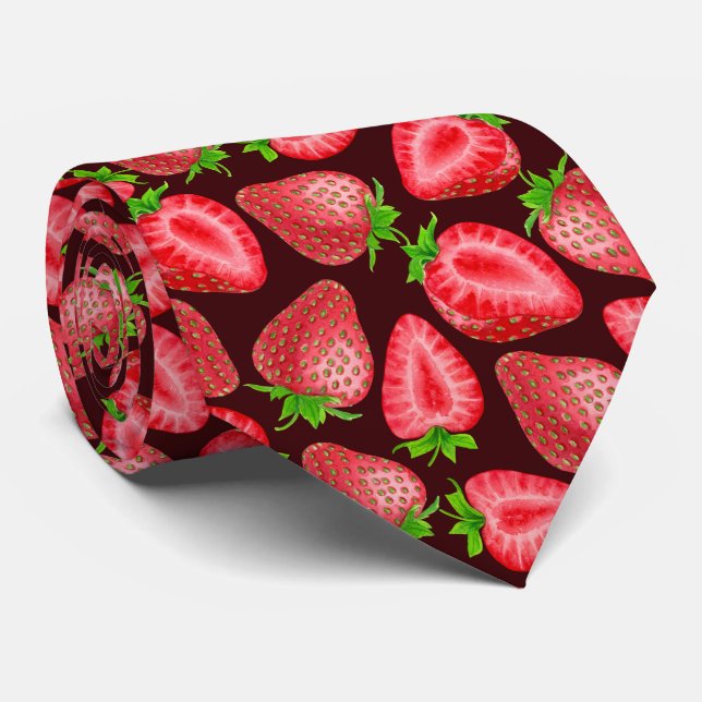 Cravate de fraises (Roulé)