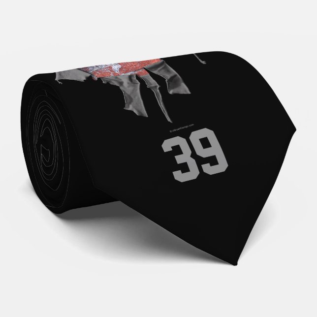 Cravate de gardien de but (hockey) Torn Brick Wall (Roulé)