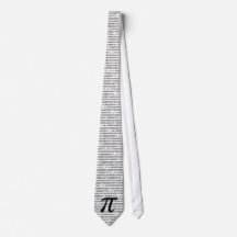 Cravate de Geek de mathématiques Pi 3.14 personnal
