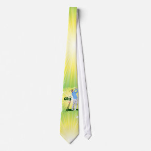 Cravate de golf de Sunburst.