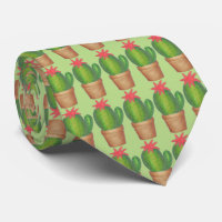 Cravate de jardinage Cactus Plante vert