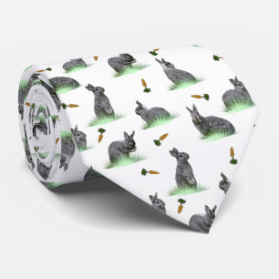 Cravate de manie de carotte de lapin (choisissez