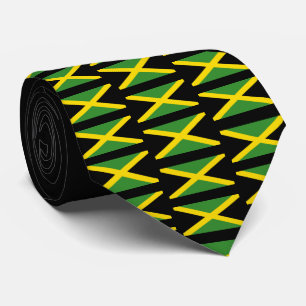 Cravate de monogramme d'Humour jamaïcain