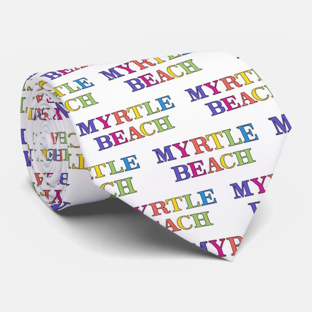Cravate de Myrtle Beach SC (Roulé)