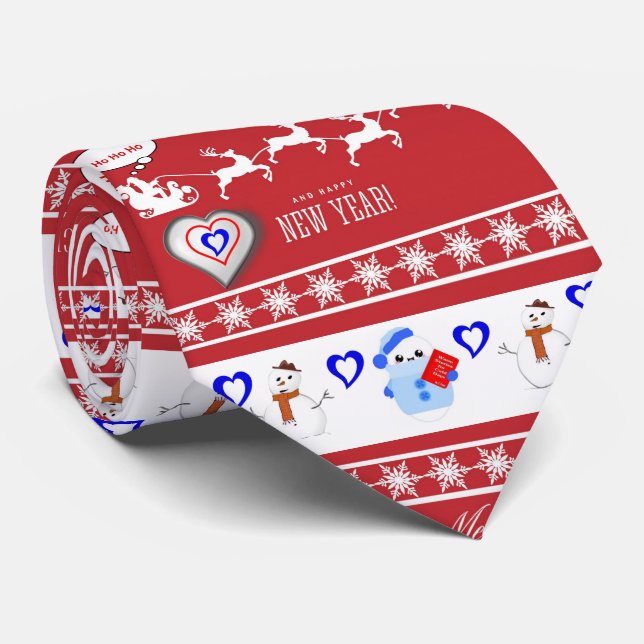 Cravate de Noël (Roulé)