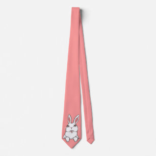 Cravate de Pâques Bunny Art Necktie Cadeaux de Pâq