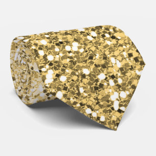 Cravate de Parties scintillant Sparkling Gold Ombr