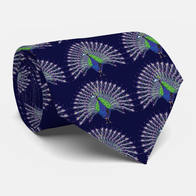 Cravate de Peacock (Roulé)