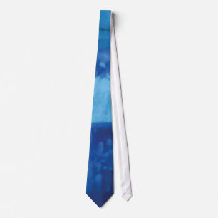 Cravate de peinture "de la période bleue" de
