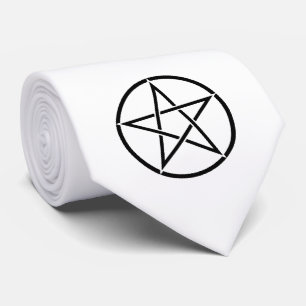 Cravate de Pentacle Wiccan (Pentagram)