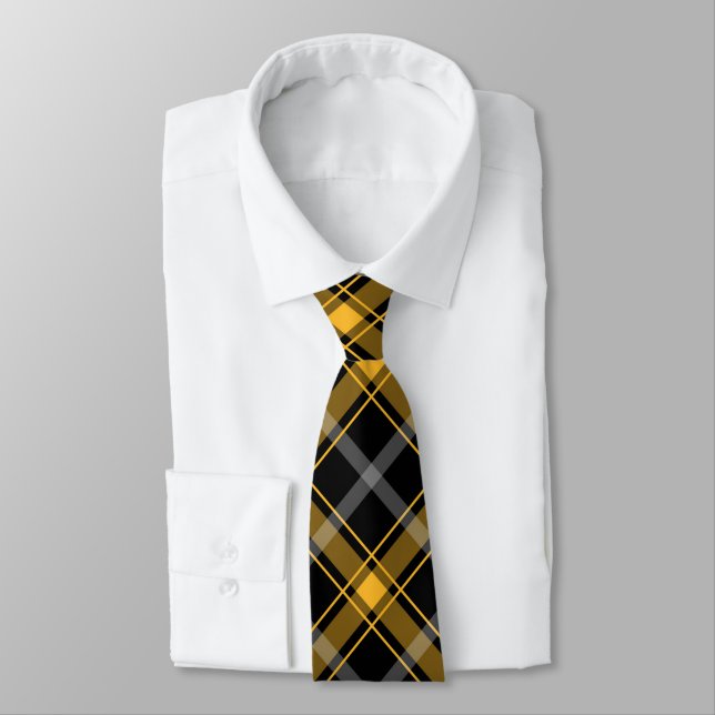 Cravate de plaid d'hockey de Boston (Attaché)