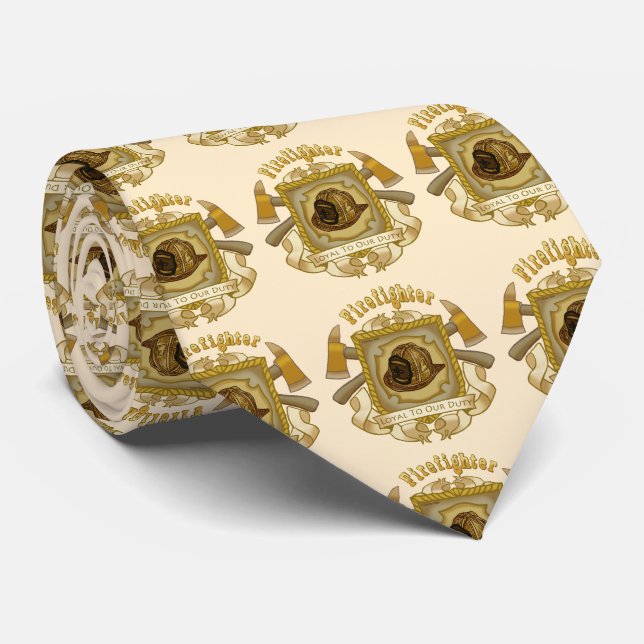 Cravate de pompier Loyal Shield (Roulé)