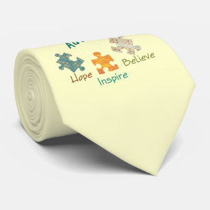 Cravate de sensibilisation sur l'autisme