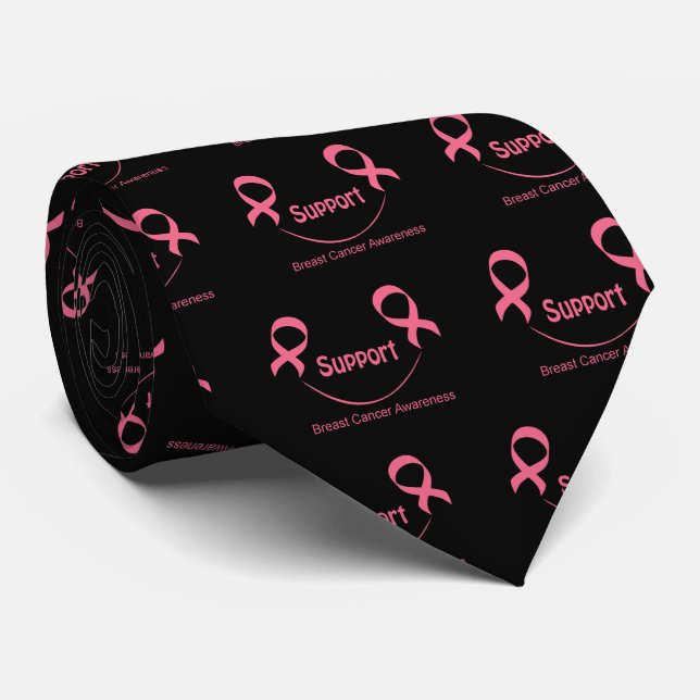 Cravate de soutien de cancer du sein (Roulé)