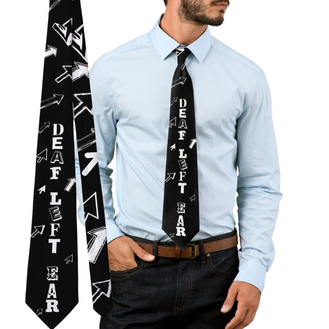 Cravate de surdité sourde à l'oreille gauche (Créateur téléchargé)