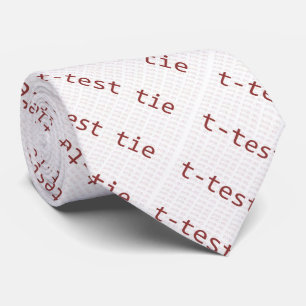 cravate de T-essai pour des statisticiens