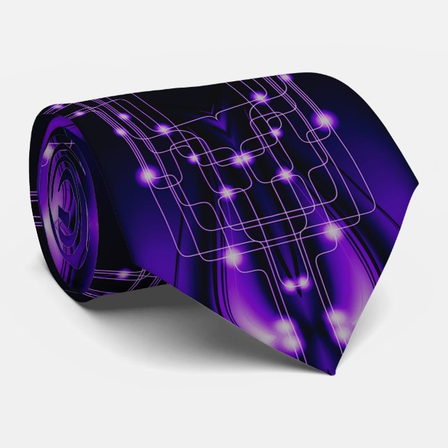 Cravate de technologie Purple Light (Roulé)