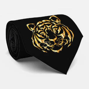 Cravate de tigre à visage doré