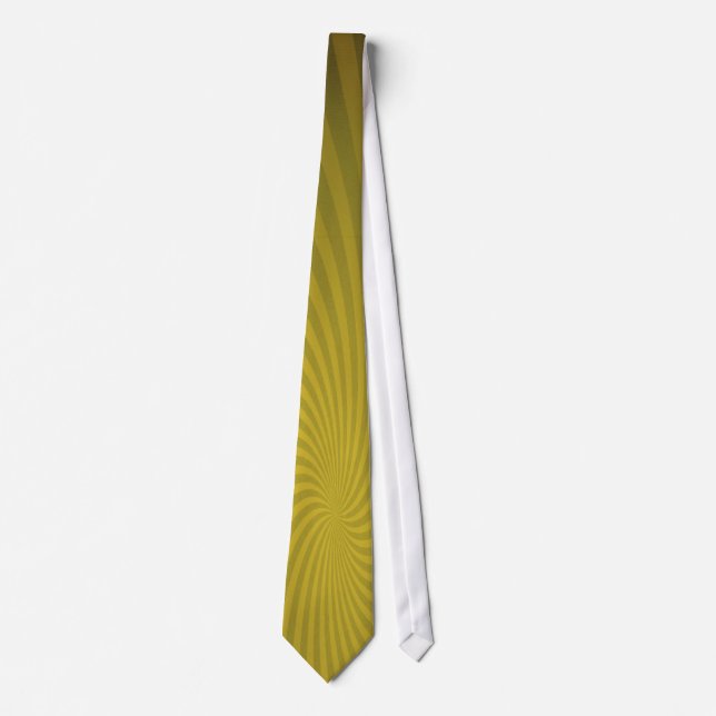 Cravate de tourbillon jaune (Devant)