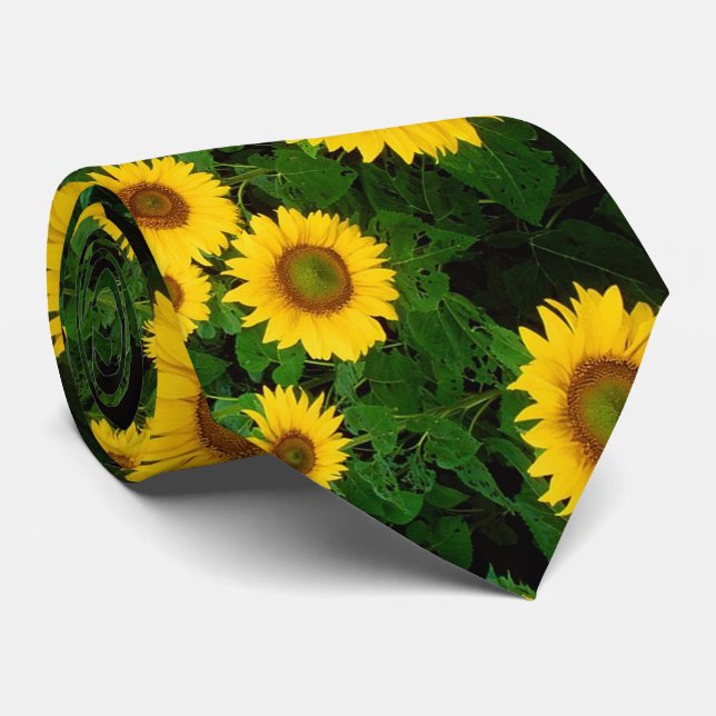 Cravate de tournesols (Roulé)